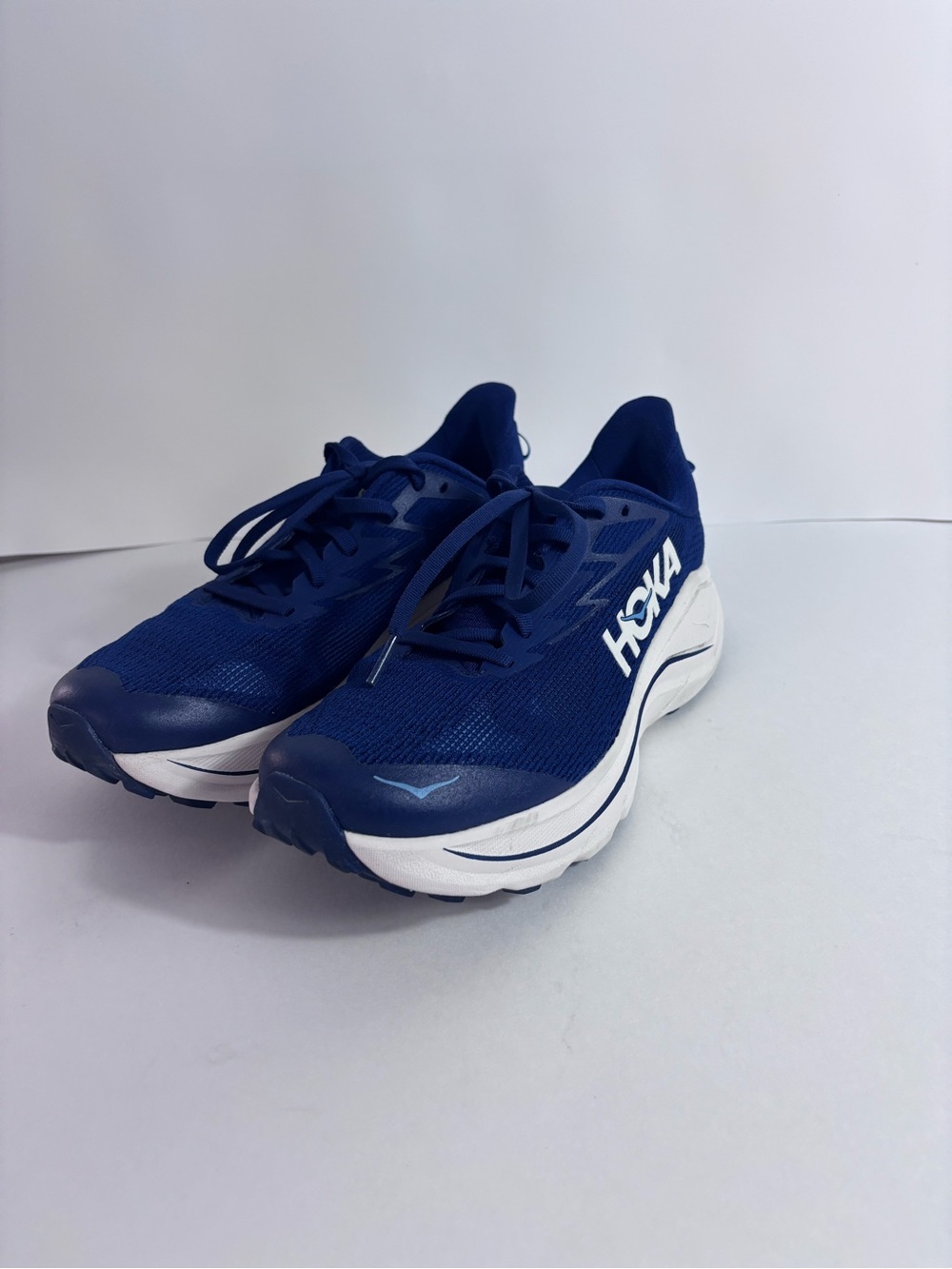Hoka womens Blue Athletic Running Shoes size 8 (no insole) - Picture 2 of 15